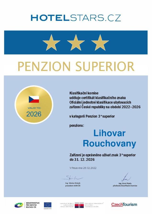 Penzion Lihovar *** Rouchovany Exterior photo